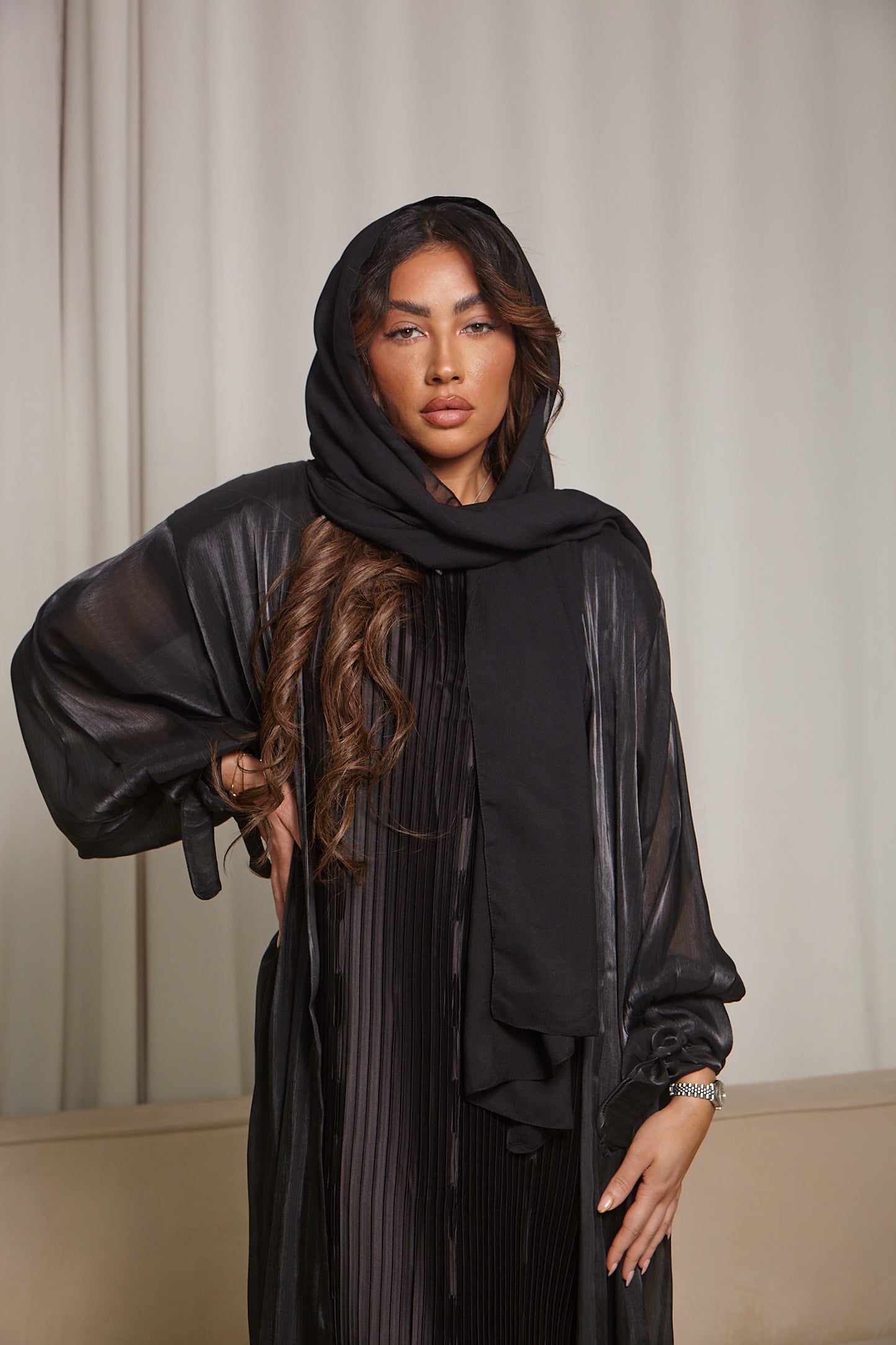 Dunya Black Abaya