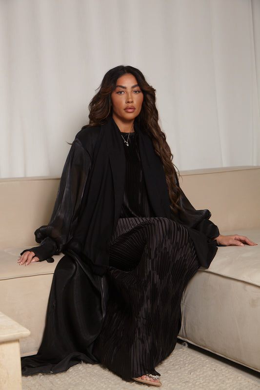 Dunya Black Abaya