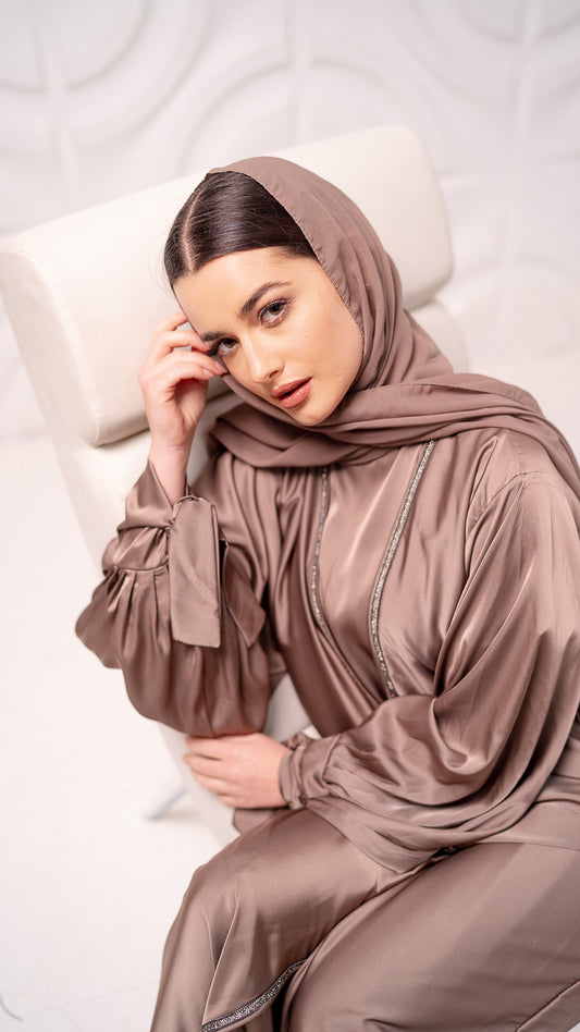 Safa Bronze Abaya