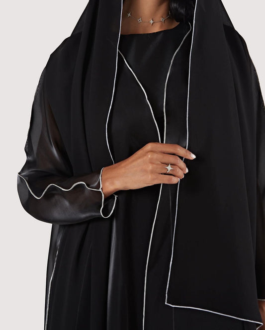 Nuha Black Abaya